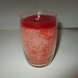 Candle Decor Cranberry/pumpkin 10.61oz 4" high